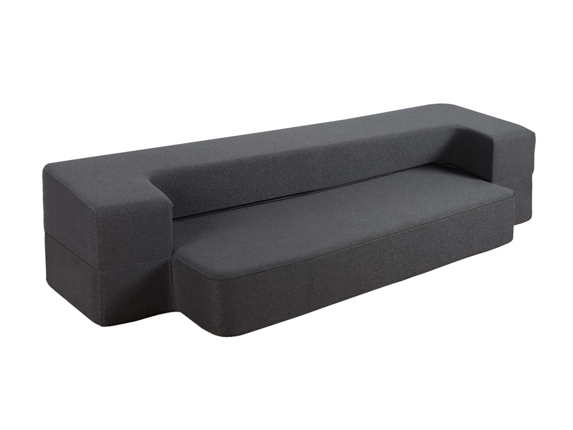 Sklopiva sofa - krevet Dormeo tamnosiva charcoal/siva