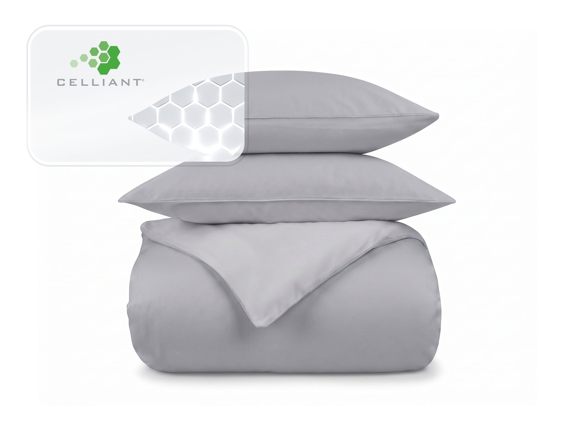 Posteljina Energy Dormeo siva 140x200 cm