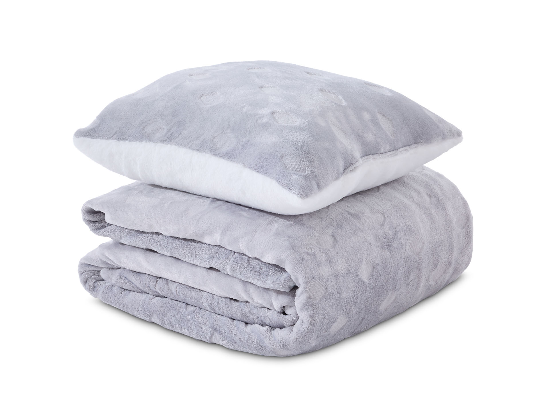 Warm Hug set Dormeo misty sivi 130x190 cm